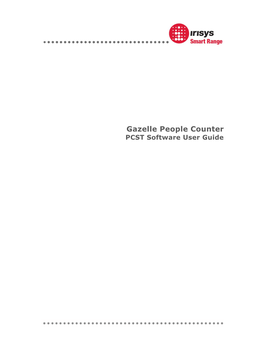 Gazelle People Counter PCST Software User Guide