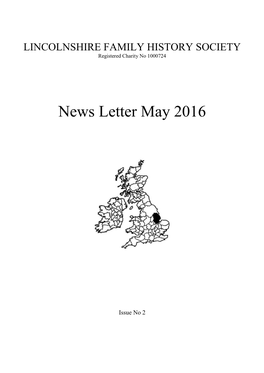 News Letter May 2016