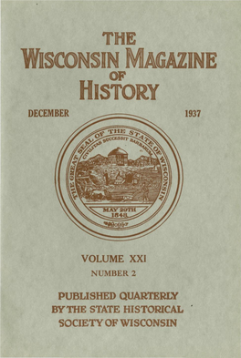 December 1937 Volume Xxi Published Quarterly by The