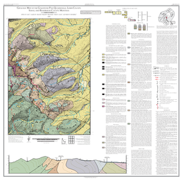 Geologic Map of the Goldstone Pass Quadrangle, Lemhi County, Idaho