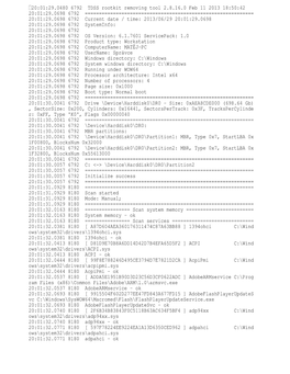 20:01:29.0480 6792 TDSS Rootkit Removing Tool 2.8.16.0 Feb 11
