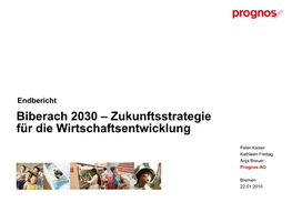 Biberach 2030 – Zukunftsstrategie Für Die Wirtschaftsentwicklung