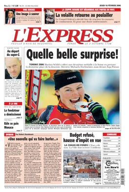 2006/02/16 Jeudi : LEXPRESS