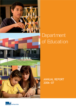 Department of Education Annual Report, 2006-07