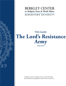 The Lord's Resistance Army