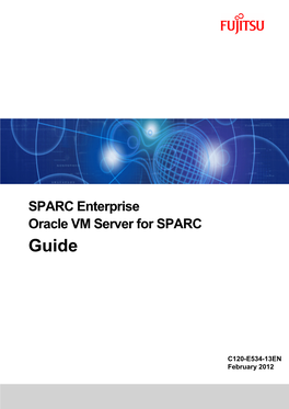 SPARC Enterprise Oracle VM Server for SPARC Guide