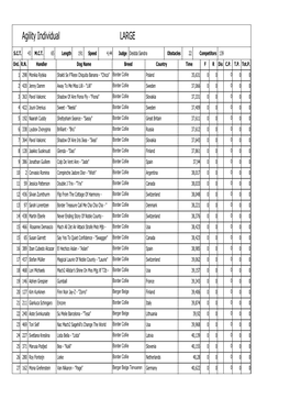 Agility Individual LARGE