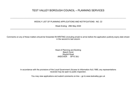 Planning Services