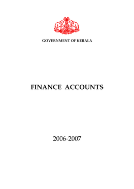 2006-2007 TABLE of CONTENTS PAGES Certificate of the Comptroller and Auditor General of India