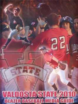 Valdosta State 2010 Blazer Baseball Media Guide