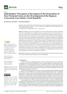 Stakeholders' Perception of the Impact of the Declaration of New