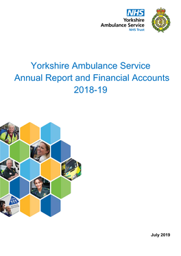 Yorkshire Ambulance Service Annual Report and Financial Accounts 2018-19
