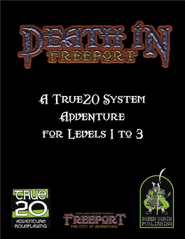 Death in Freeport (True20)