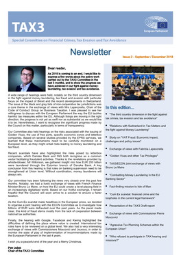 TAX3 Newsletter Issue 2