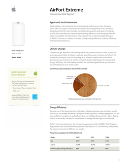 Airport Extreme Environmental Report
