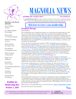 Magnolia News Issue, September 2020