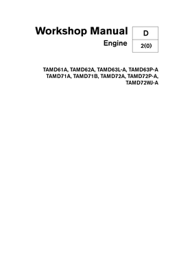 Workshop Manual D Engine 2(0)