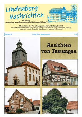 Lindenberg Nachrichten Amtsblatt September 2020