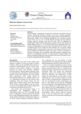 Climate Change Research