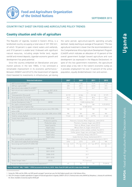 Country Fact Sheet Uganda 1025