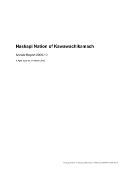 Naskapi Nation of Kawawachikamach