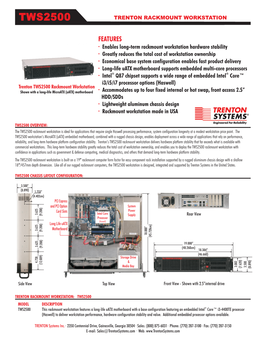 Tws2500 Trenton Rackmoun T Workstation