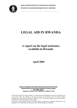 Legal Aid in Rwanda