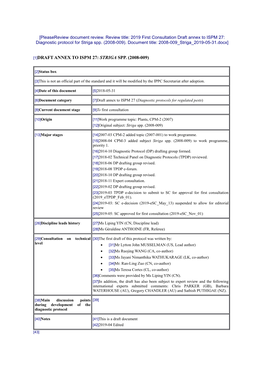 [1]Draft Annex to Ispm 27: Striga Spp. (2008-009)