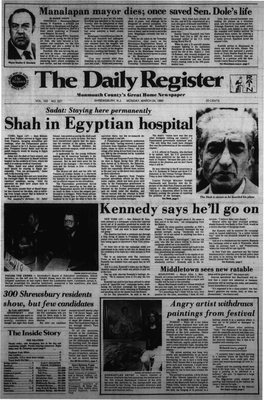 Shah in Egyptian Hospital