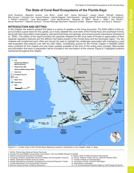 The State of Coral Reef Ecosystems of the Florida Keys the State of Coral Reef Ecosystems of the Florida Keys