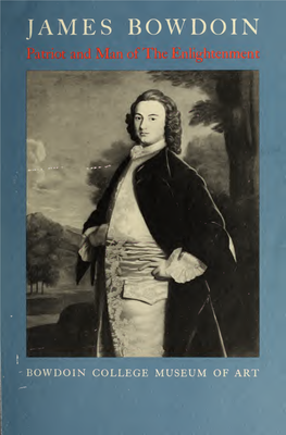 James Bowdoin: Patriot and Man of the Enlightenment
