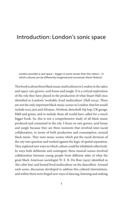 London's Sonic Space