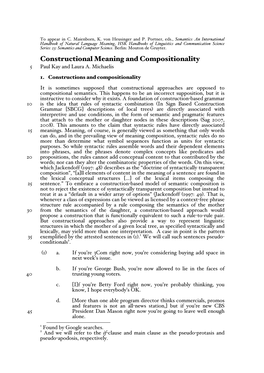 Constructional Meaning and Compositionality(Pdf)