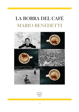 La Borra Del Café Mario Benedetti