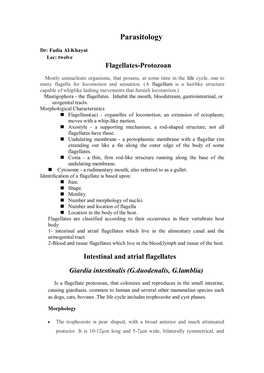 Parasitology