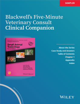 Blackwell's Five-Minute Veterinary Consult Clinical Companion