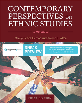 Contemporary Perspectives on Ethnic Studies FIRST EDITION