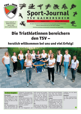 Sport-Journal TSV GAIMERSHEIM 30
