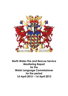 Welsh Language Scheme Annual Monitoring Report