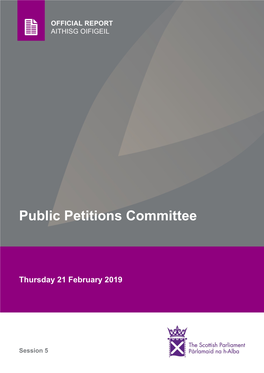 Public Petitions Committee