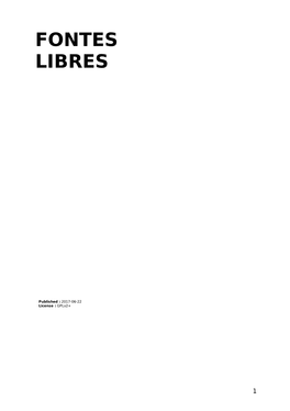 Fontes Libres