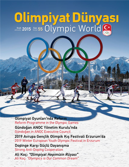 Olimpiyat Dünyası Ocak Sayı January 2015 Issue 55 Olympic World