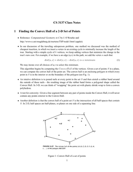 Convex Hull Algorithms