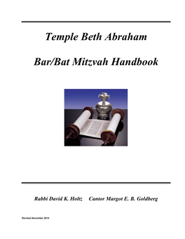 Bar/Bat Mitzvah Handbook