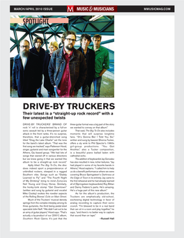 Drive-By Truckers Their Latest Is a “Straight-Up Rock Record” with a Few Unexpected Twists