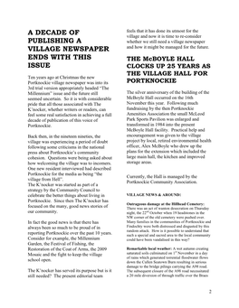 Village News & Around