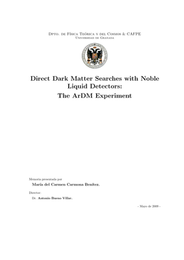 The Ardm Experiment