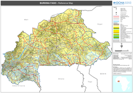 BURKINA FASO - Reference Map