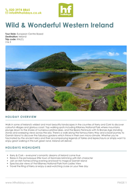 Kerry & Cork Guided Walking Holiday