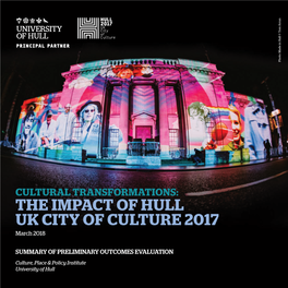 The Impacts of Hull UK City of Culture 2017